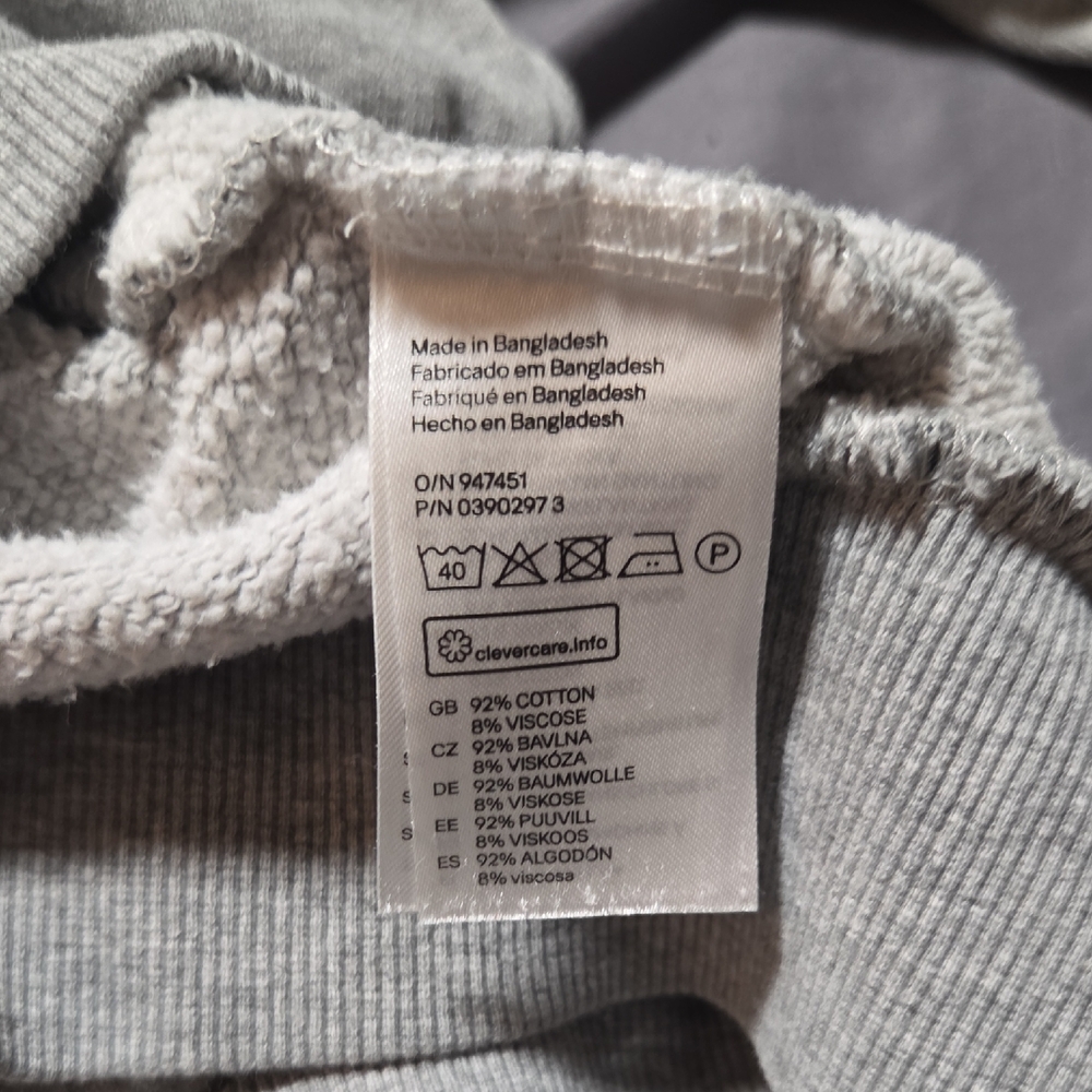 Gray Zip-Up Sweatshirt - Picture 3 of 4